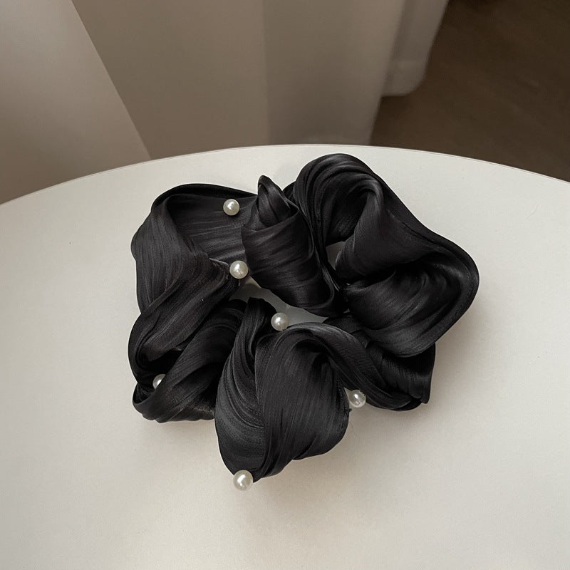 Pearl Texture Wavy Scrunchies