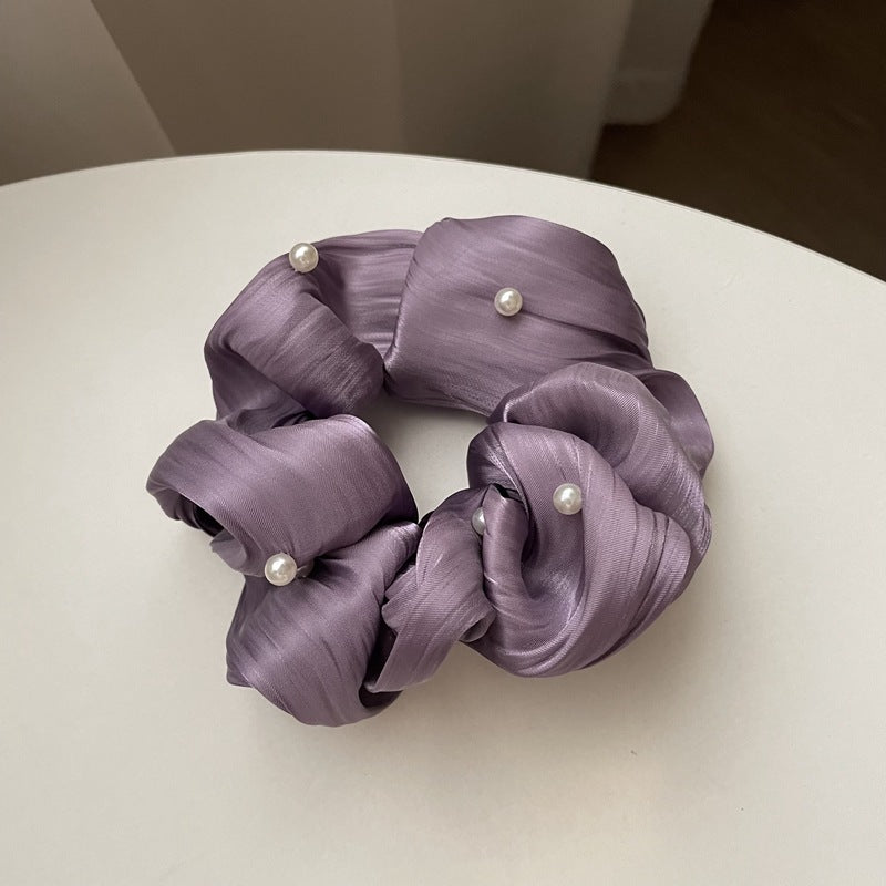 Pearl Texture Wavy Scrunchies