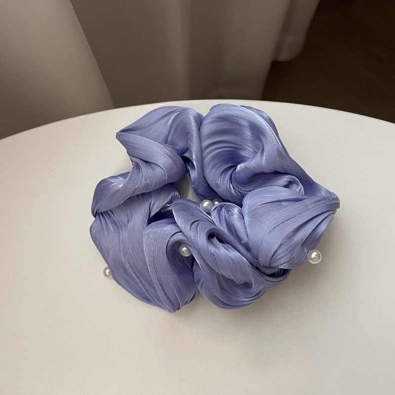 Pearl Texture Wavy Scrunchies